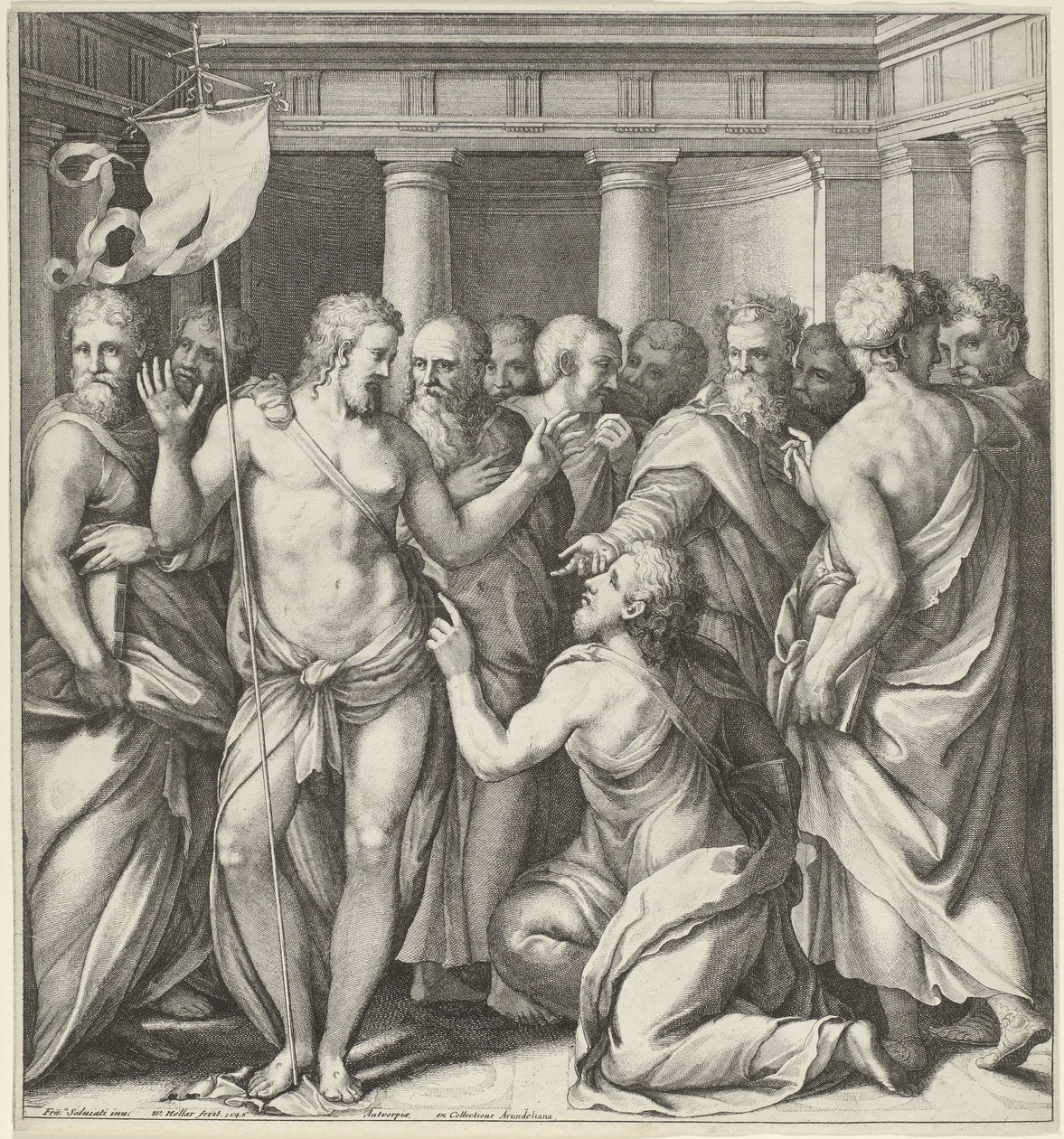 Incrédulité de Thomas - Wenceslaus Hollar