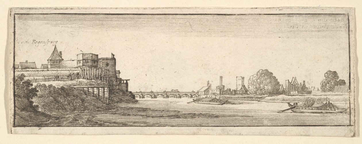Ratisbonne, 1652-77 - Wenceslaus Hollar