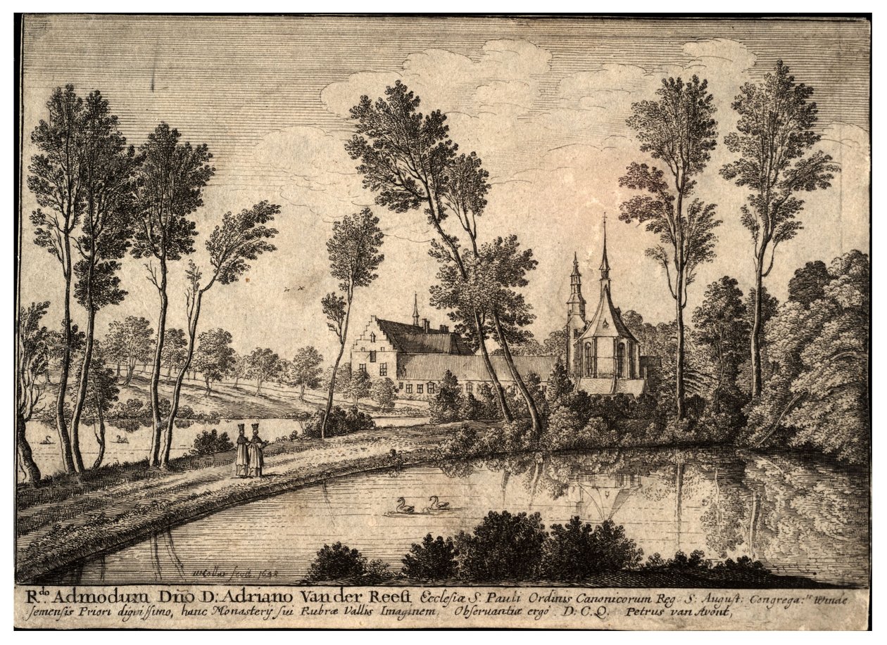 Abbaye de Rothendael - Wenceslaus Hollar