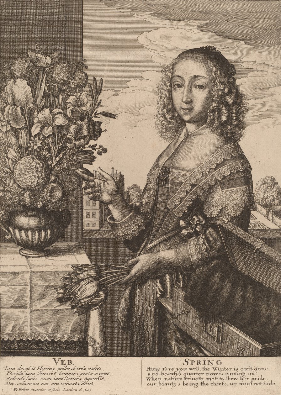 Printemps, 1641 - Wenceslaus Hollar