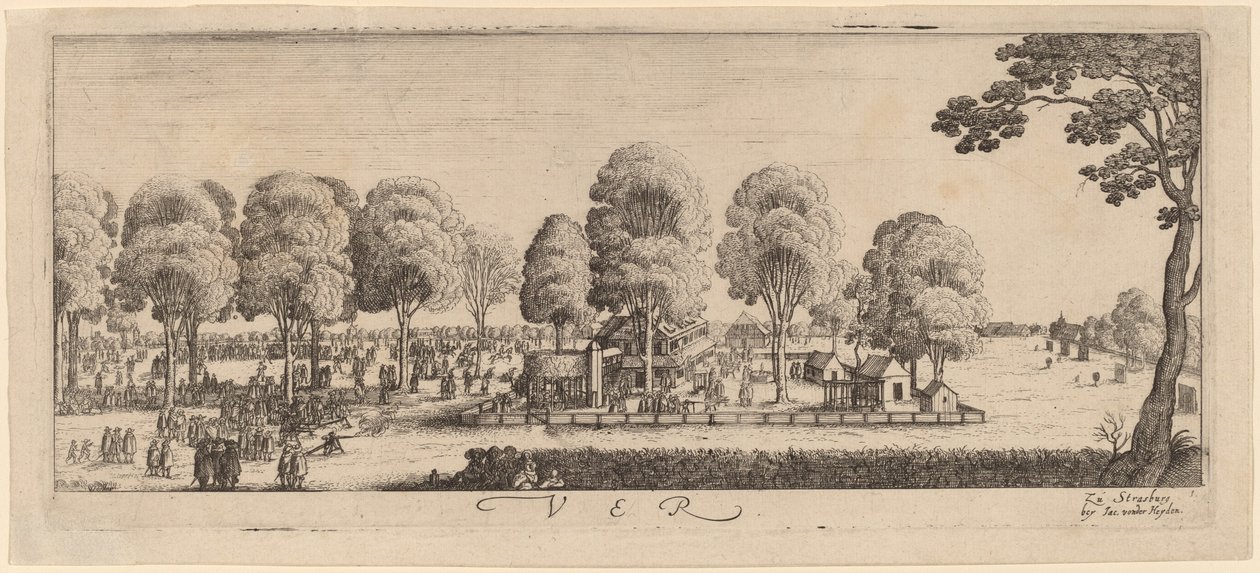 Printemps : Le Stand de Tir, vers 1628-1629 - Wenceslaus Hollar