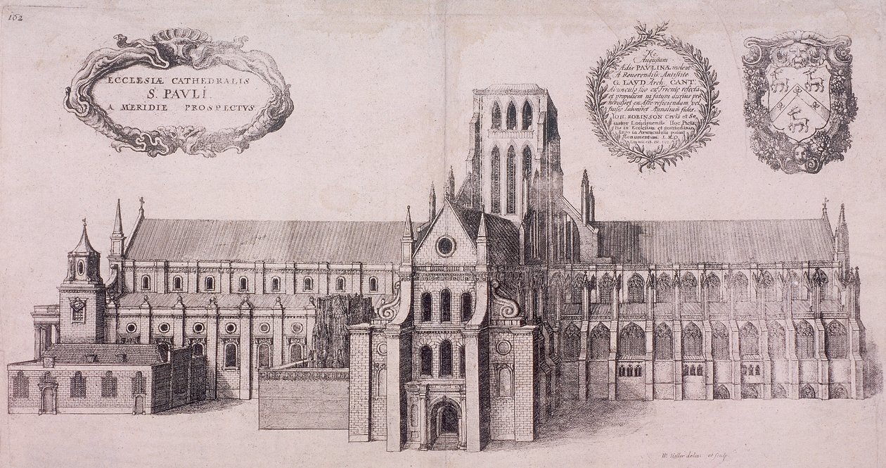 Ancienne cathédrale Saint-Paul, Londres - Wenceslaus Hollar