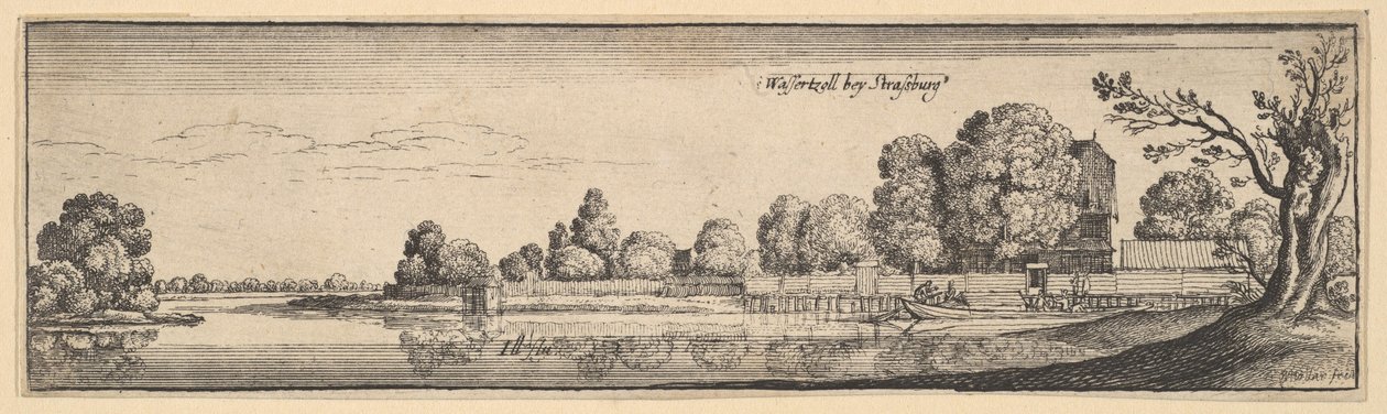 Strasbourg : La Maison des Péages - Wenceslaus Hollar