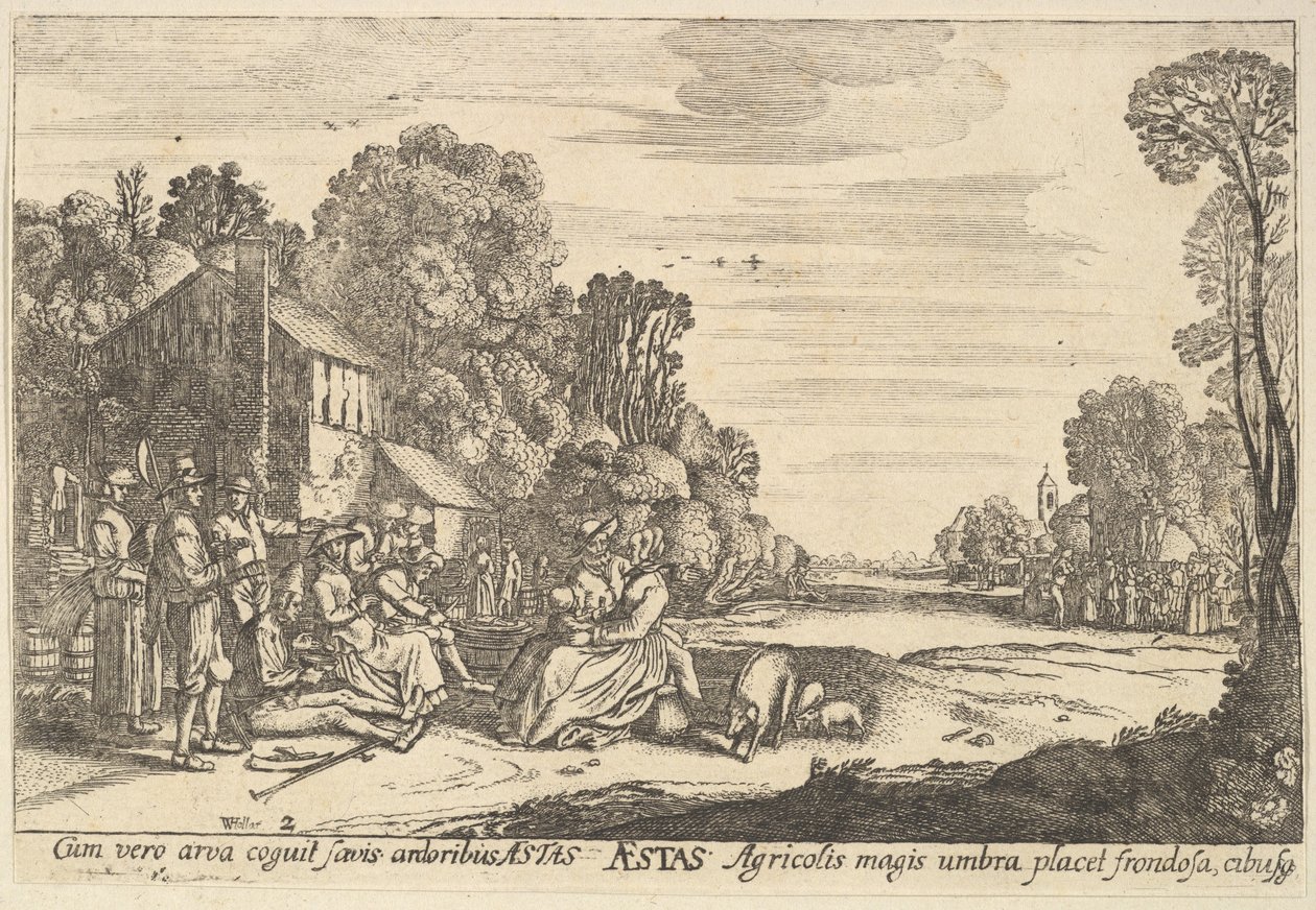 Été, 1629 - Wenceslaus Hollar