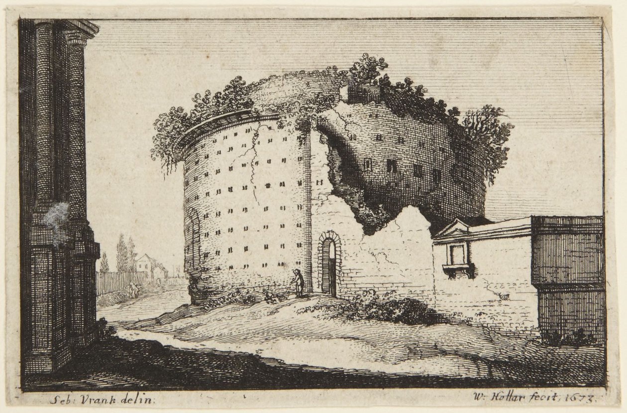 Le bâtiment circulaire - Wenceslaus Hollar