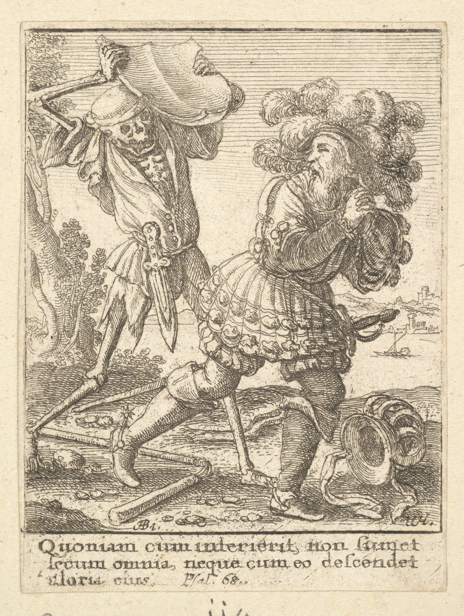 Le Comte de la Danse de la Mort, 1651 - Wenceslaus Hollar