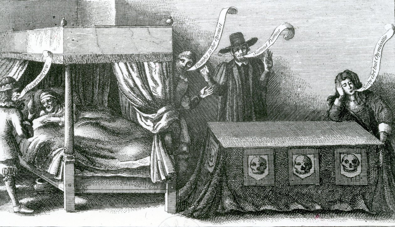 La Mort du roi Jacques Ier, 1625 - Wenceslaus Hollar
