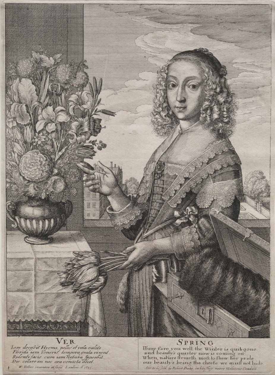 Les Quatre Saisons : Printemps, 1641 - Wenceslaus Hollar