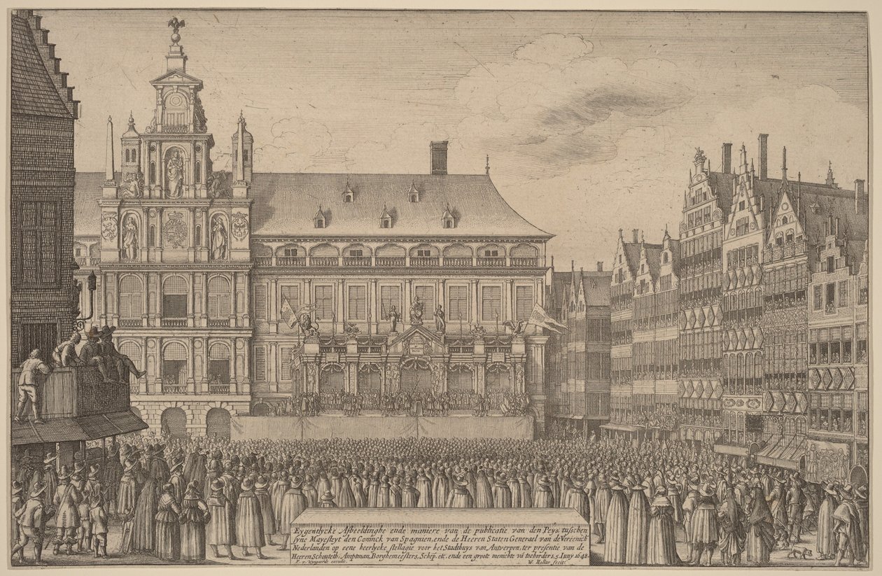 La paix de Munster - Wenceslaus Hollar