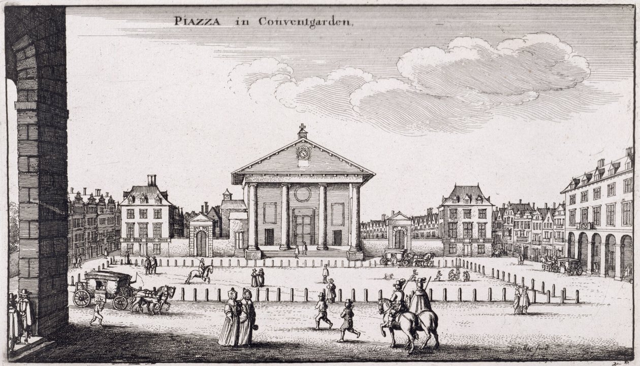 La Piazza à Covent Garden, 1647 - Wenceslaus Hollar