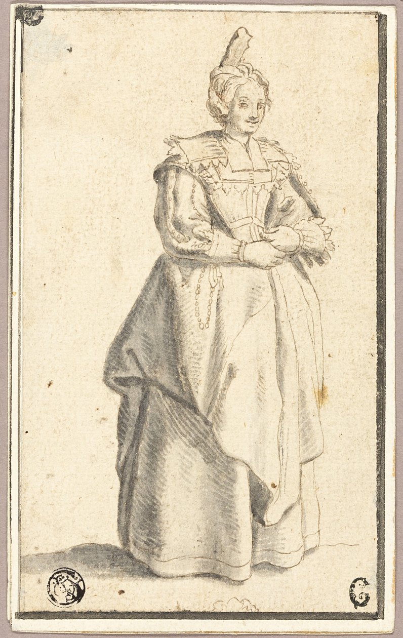 La dame au petit bonnet relevé, d
