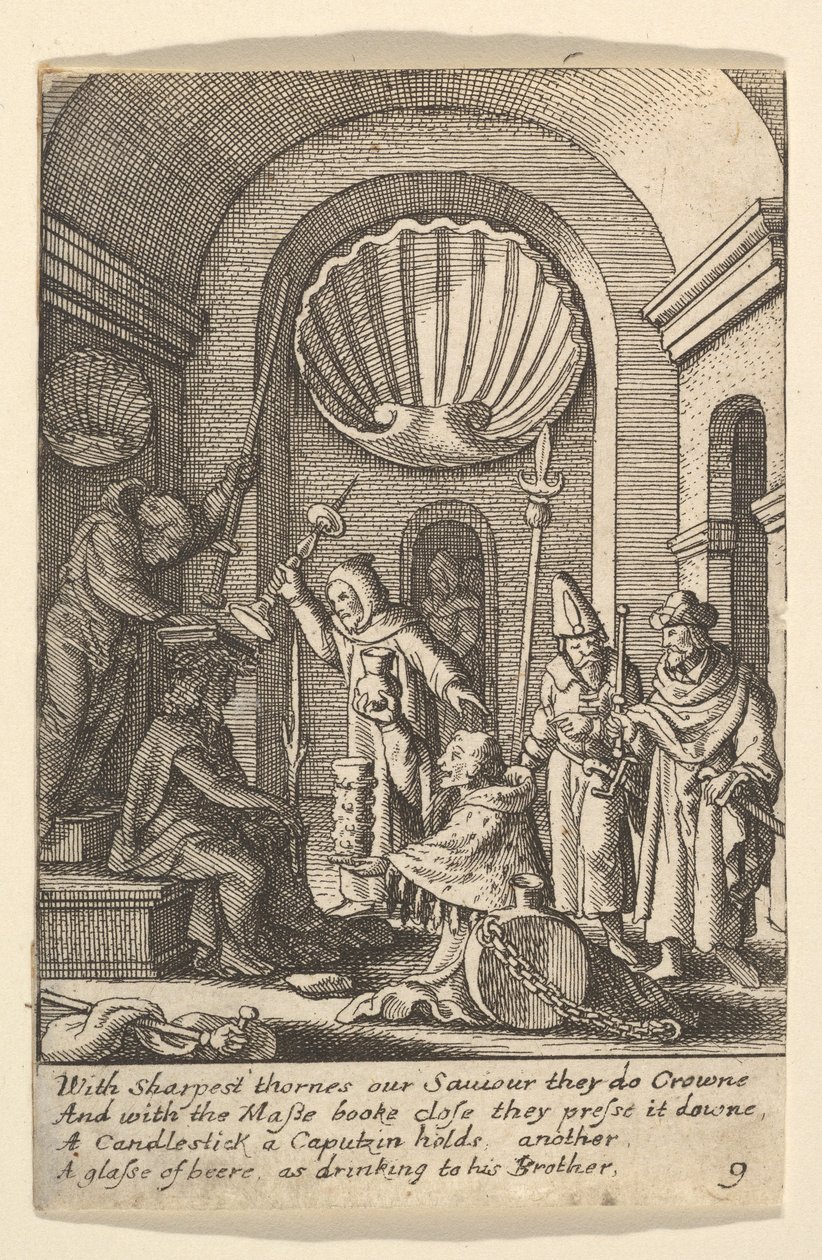 La dérision du Christ, 1625-77 - Wenceslaus Hollar