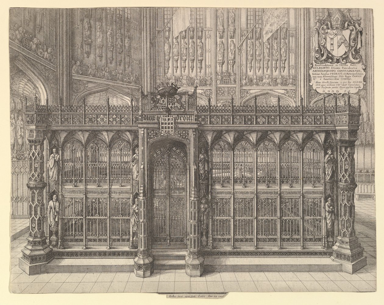 Tombeau de Henri VII - Wenceslaus Hollar