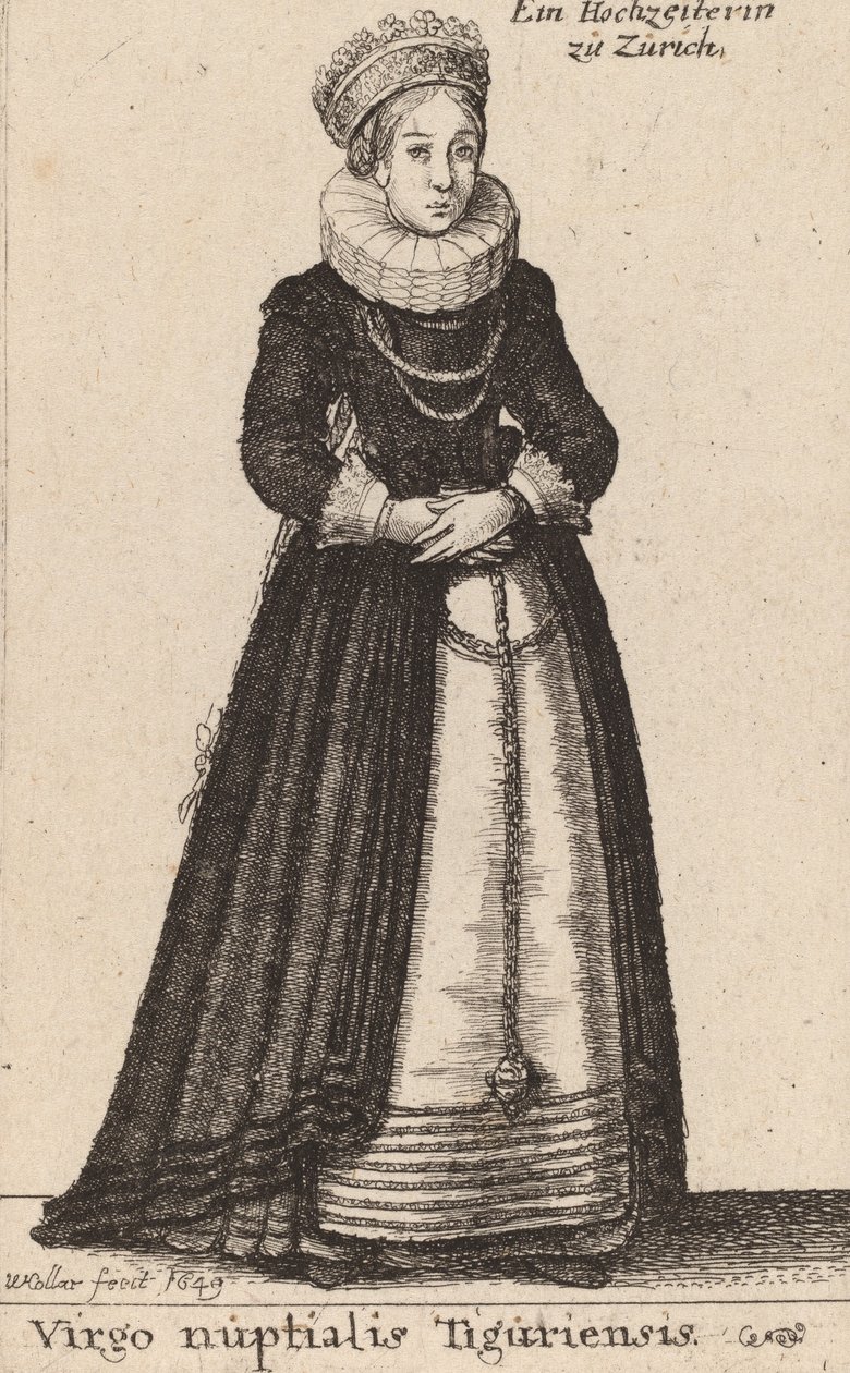Virgo Nuptialis Tiguriensis, 1649 - Wenceslaus Hollar