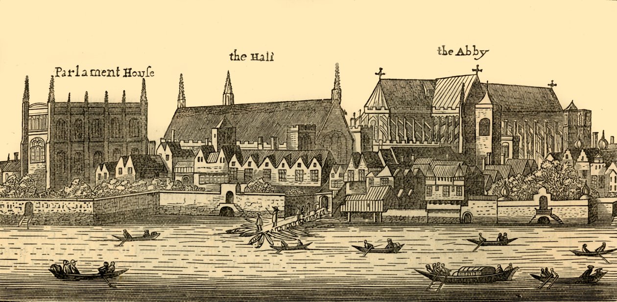 Westminster en 1640 - Wenceslaus Hollar