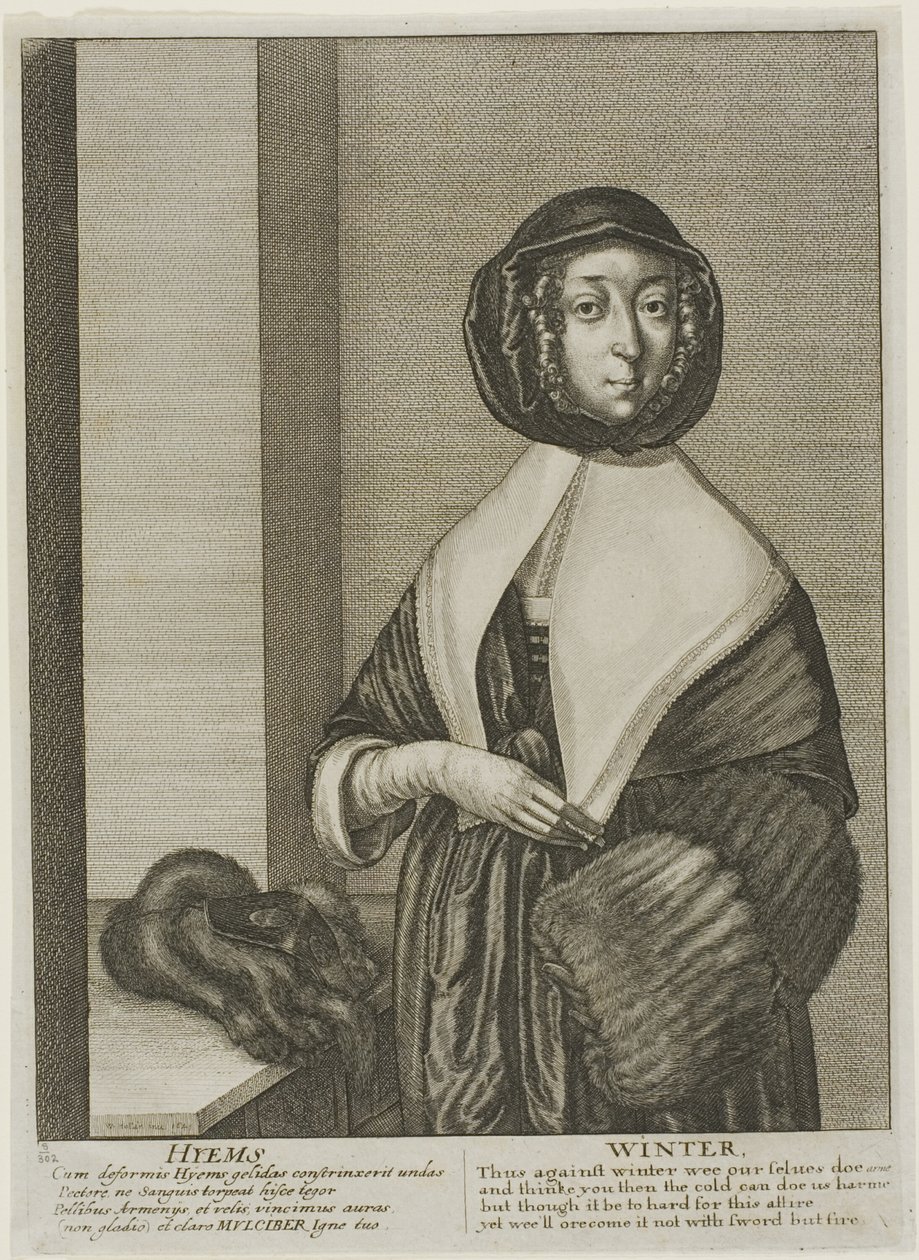 Hiver - Wenceslaus Hollar