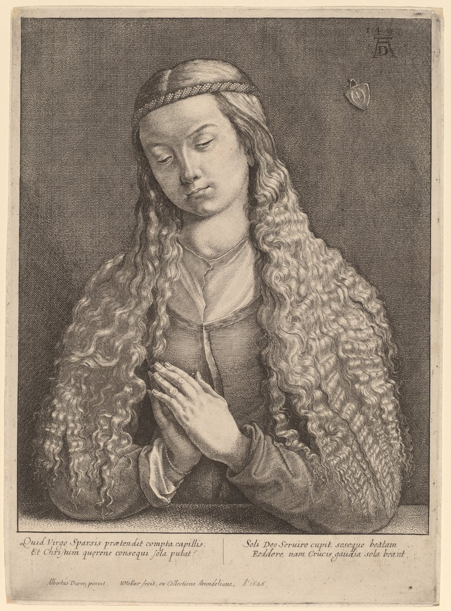 Katharine Furlegerin - Wenceslaus Hollar after Albrecht Dürer