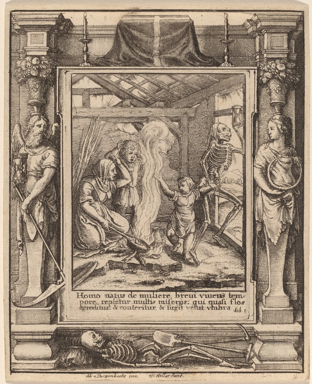 Enfant - Wenceslaus Hollar after Hans Holbein the Younger after Abraham van Diepenbeeck