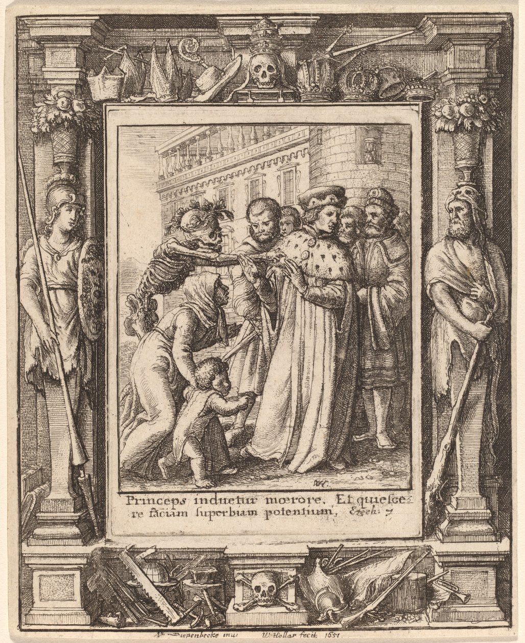 Duc - Wenceslaus Hollar after Hans Holbein the Younger after Abraham van Diepenbeeck