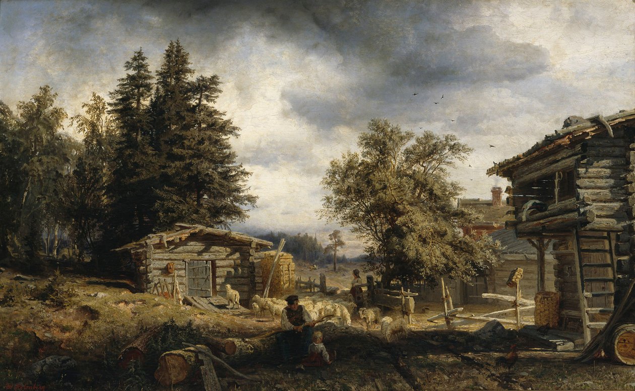 Chaumière à Kuru - Werner Holmberg
