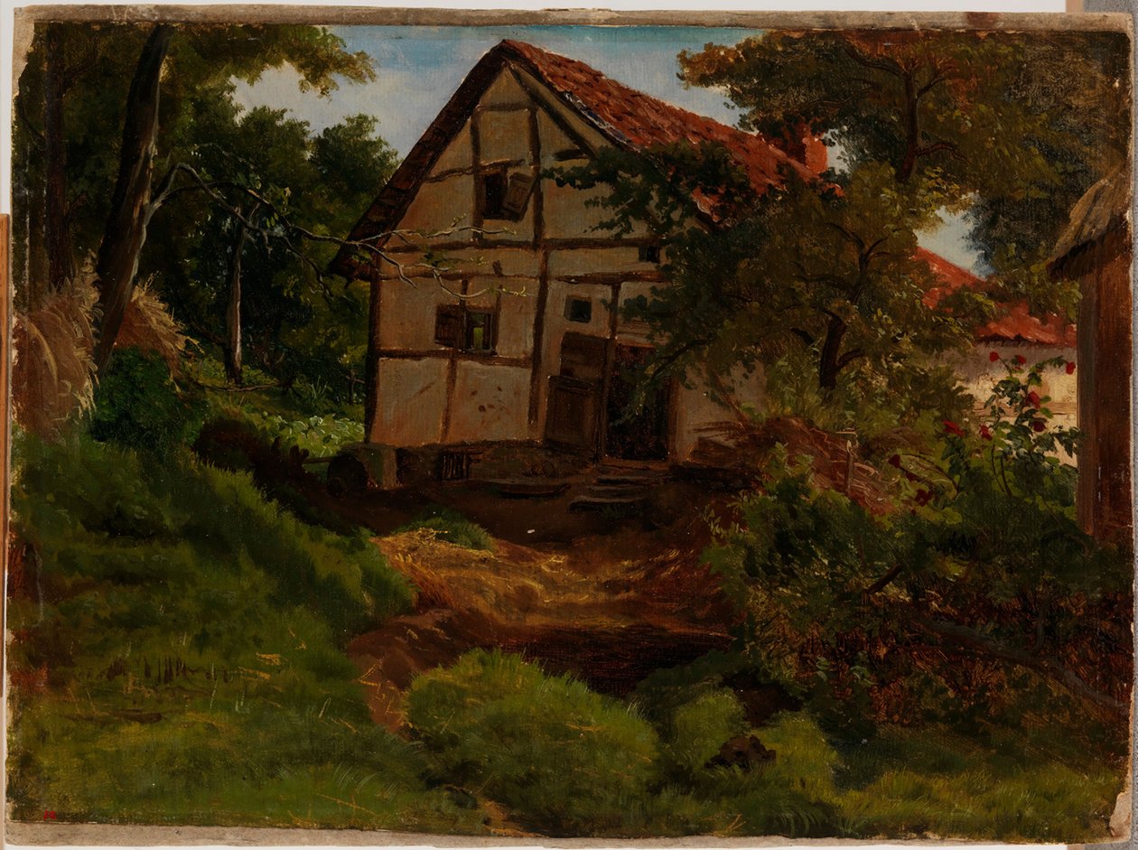 Ferme en Allemagne, étude - Werner Holmberg