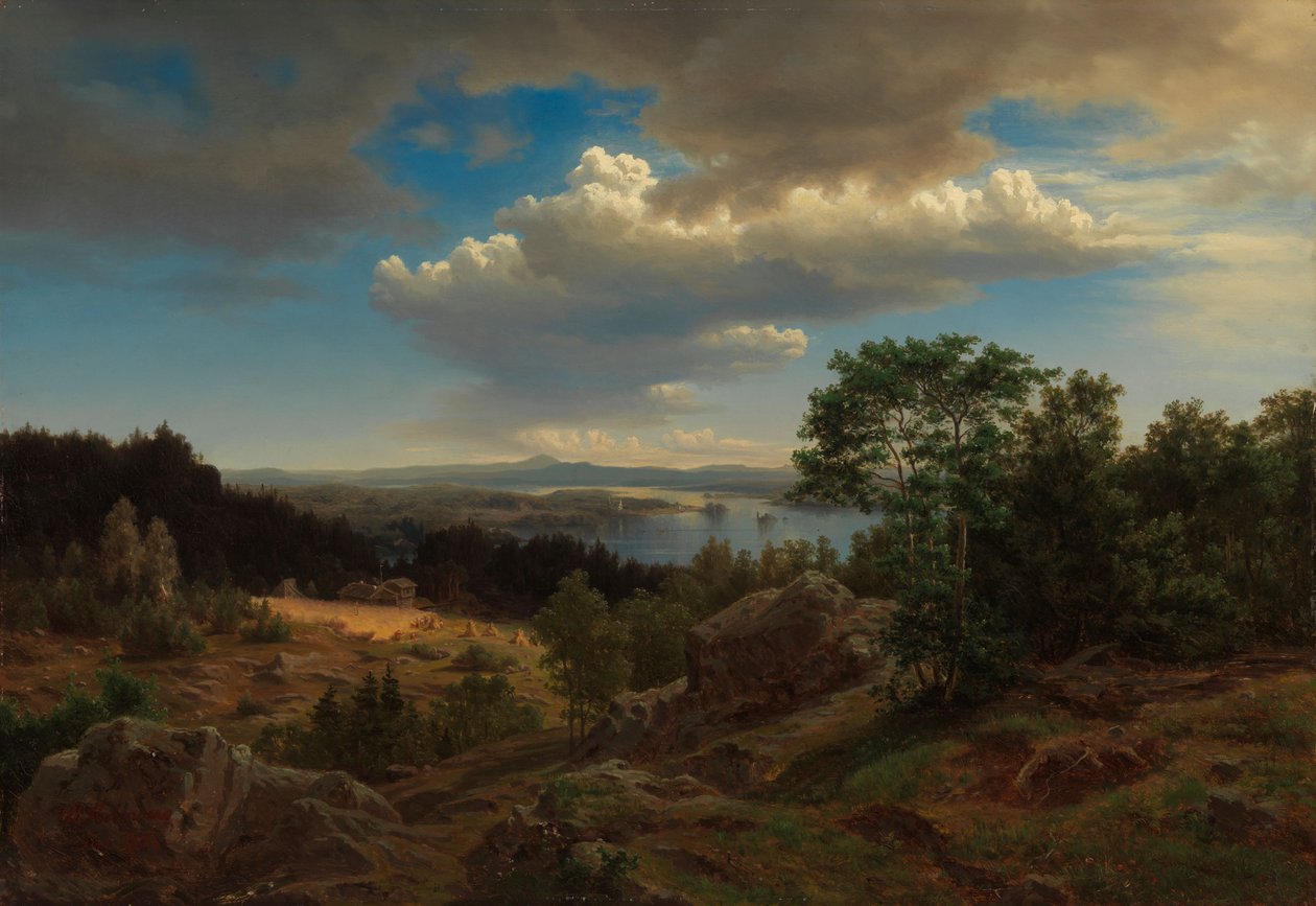 Paysage finlandais - Werner Holmberg