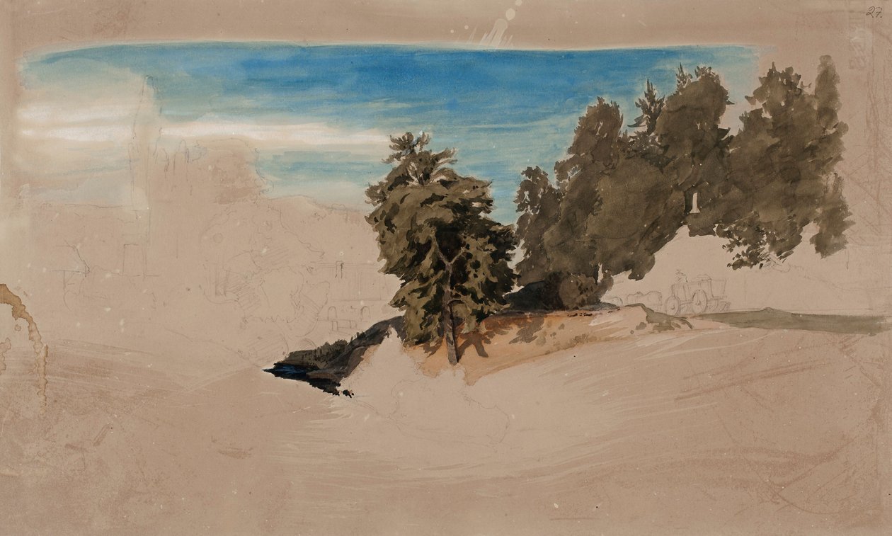 Paysage, inachevé - Werner Holmberg