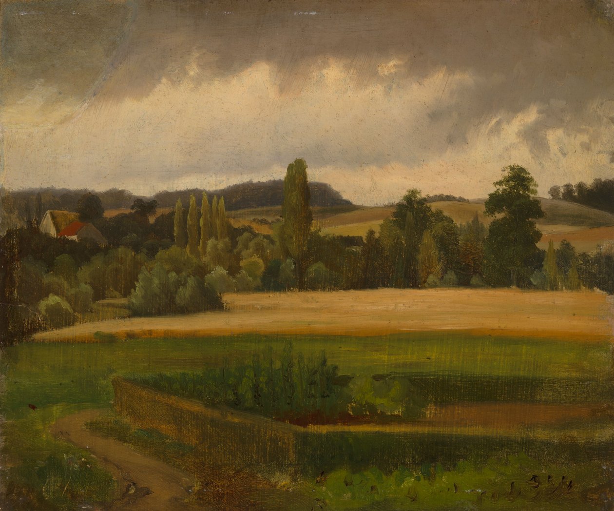 Paysage de Gräfenberg - Étude - Werner Holmberg