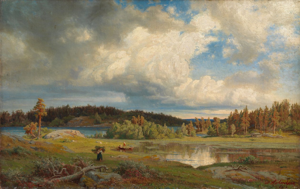 Paysage de Kuru dans la lumière du matin - Werner Holmberg