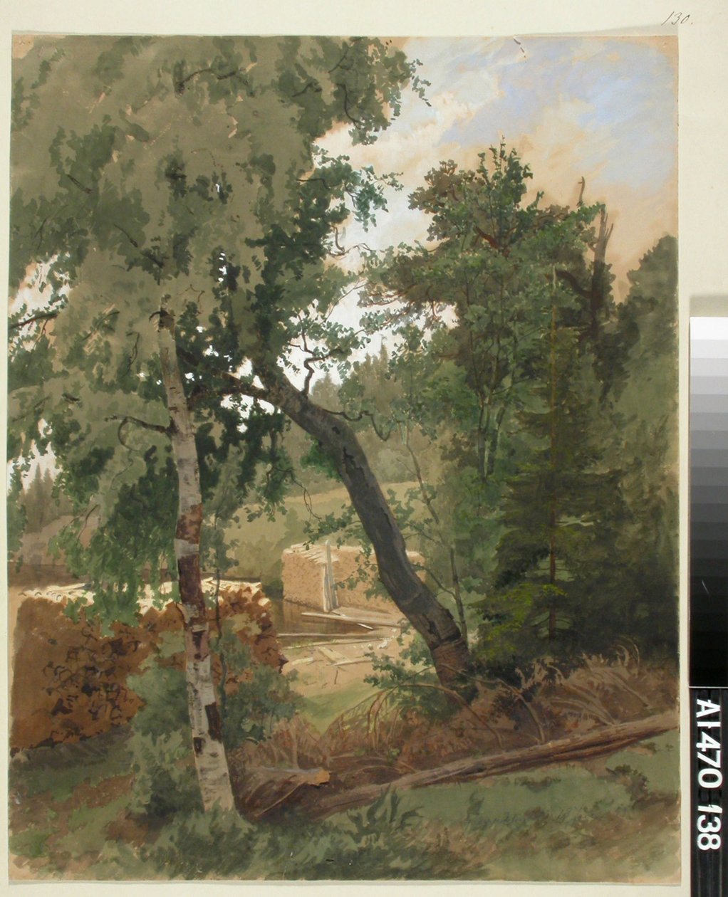 Paysage de Leppälahti - Werner Holmberg