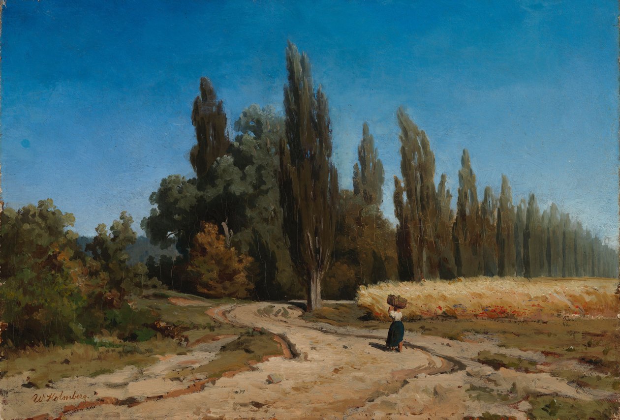 Allée des peupliers - Werner Holmberg
