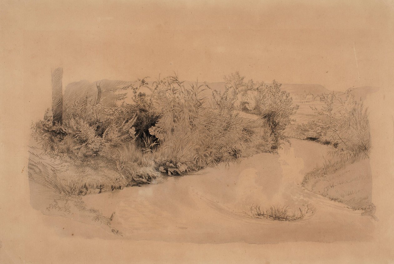 Paysage fluvial - Werner Holmberg