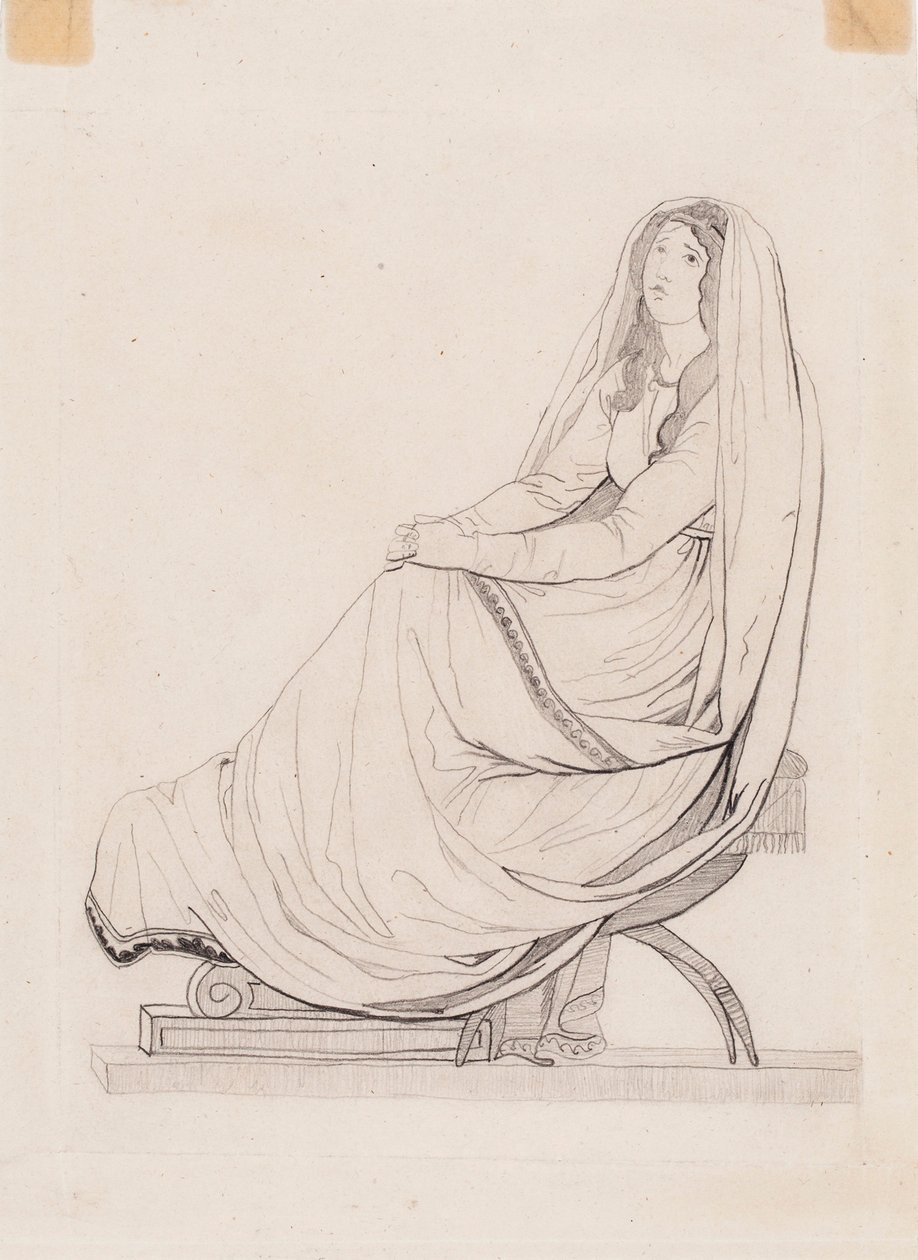 Femme assise - Werner Holmberg