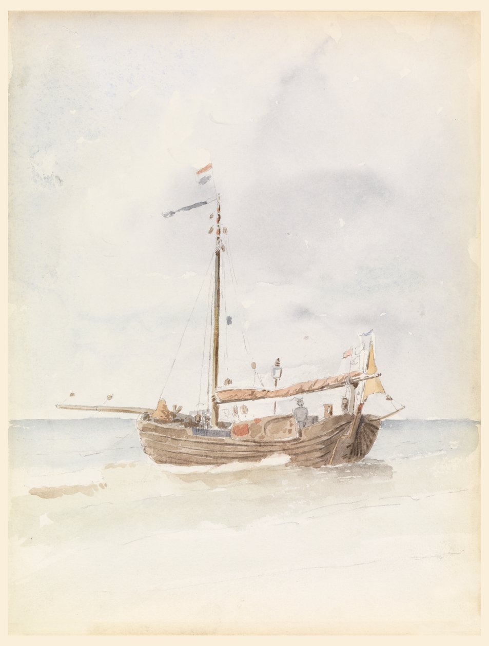 Une barge hollandaise - Whitney Warren Jr.