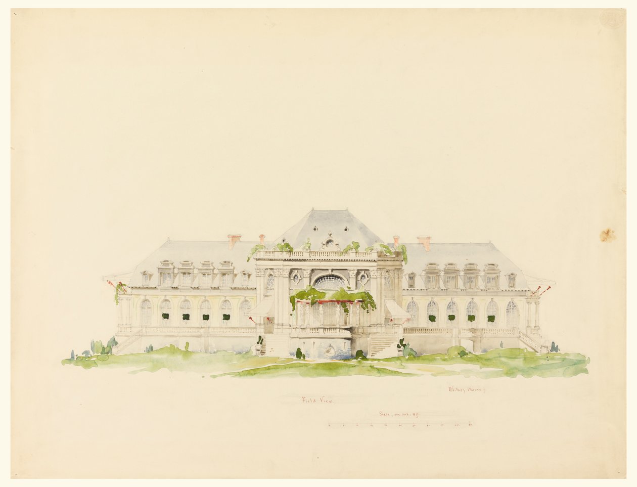 Clubhouse et Golf Club, Newport, Rhode Island - Whitney Warren Jr.