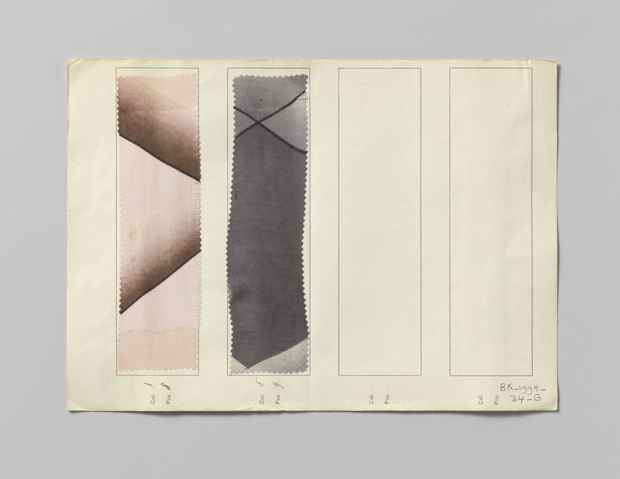 Échantillon de soie imprimée, motif Diana - Wiener Werkstätte