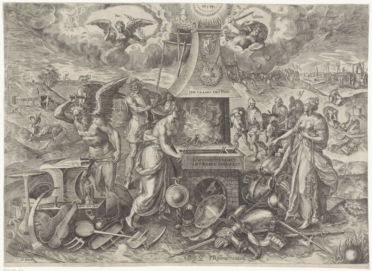 Le pouvoir de la paix, 1577 - Wierix