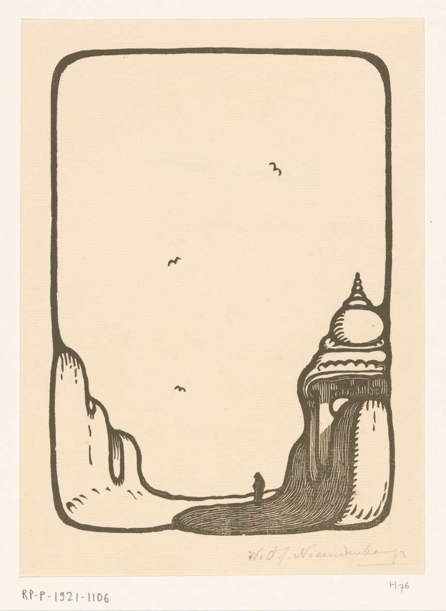 Porte de temple à Madurai - Wijnand Otto Jan Nieuwenkamp (signed by artist)