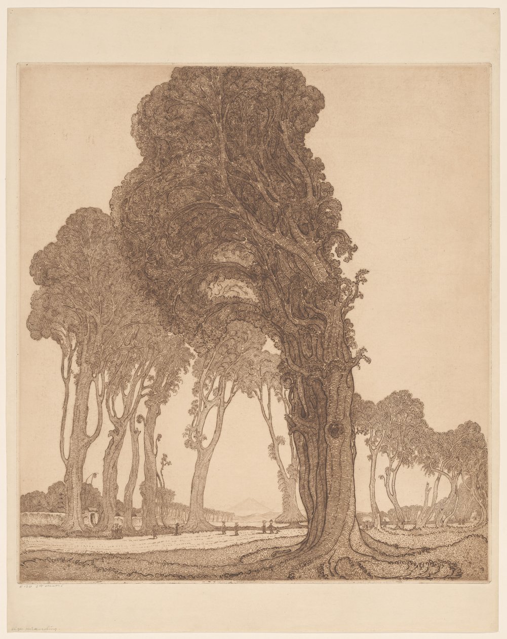 Partie de la grande route près du village de Cakranegara (Tjakranegara) à Lombok - Wijnand Otto Jan Nieuwenkamp