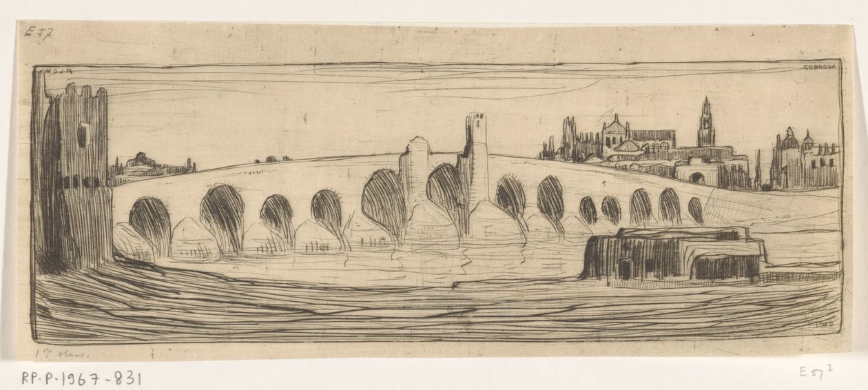 Pont romain sur le Guadalquivir à Cordoue - Wijnand Otto Jan Nieuwenkamp