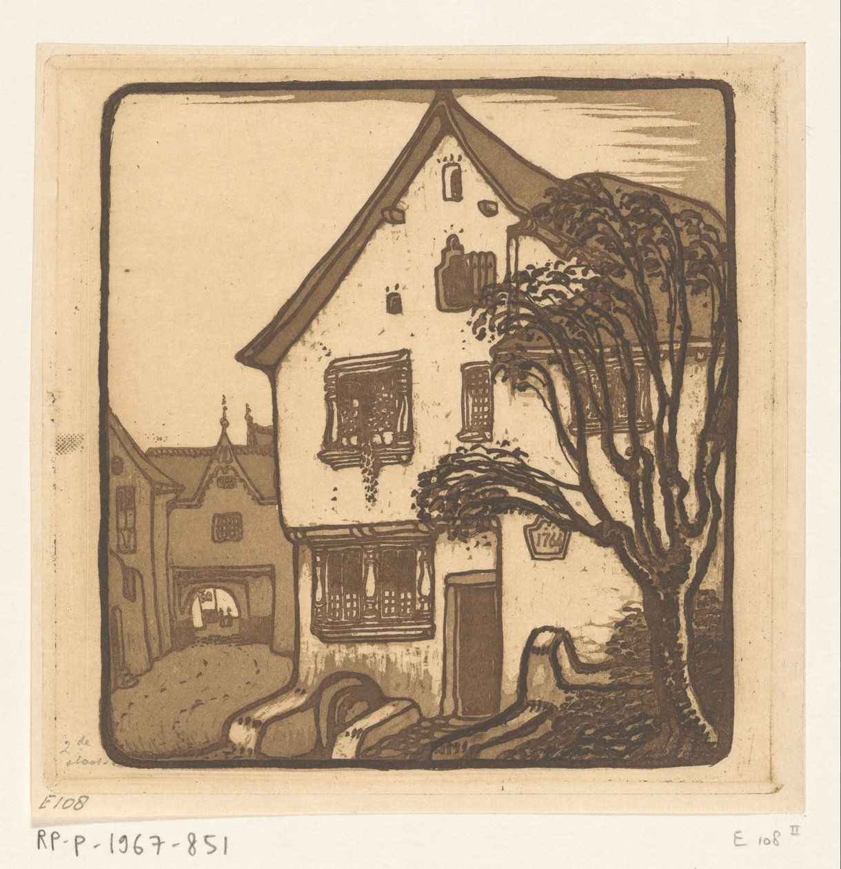Rue dans une ville sur la Moselle - Wijnand Otto Jan Nieuwenkamp