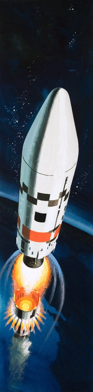 Fusée spatiale - Wilf (20th century) Hardy
