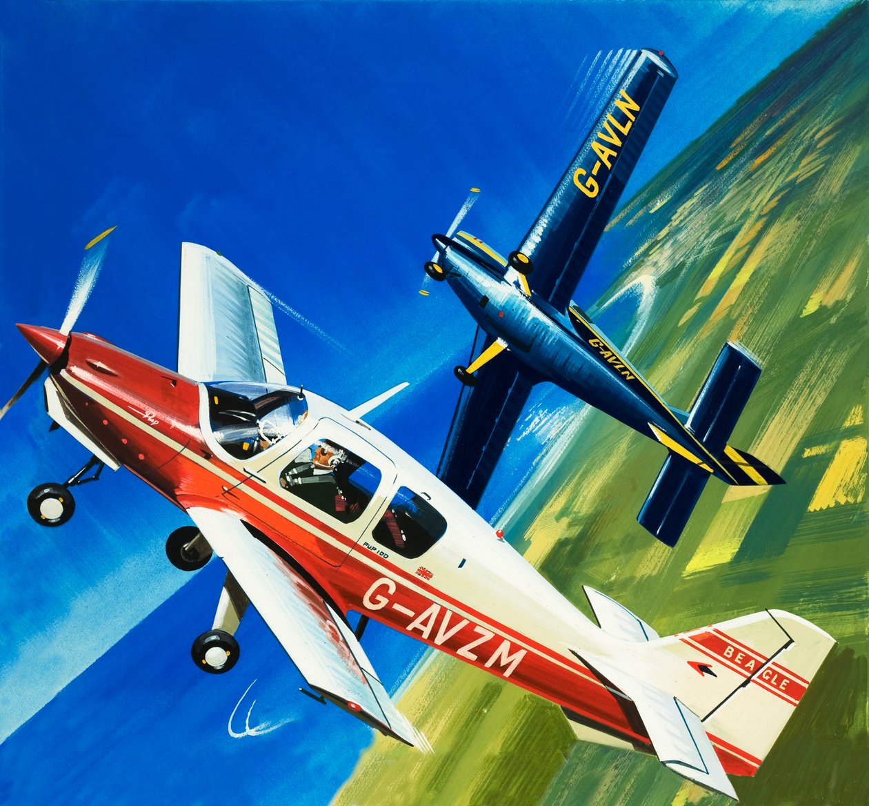 Le chiot beagle - Wilf (20th century) Hardy