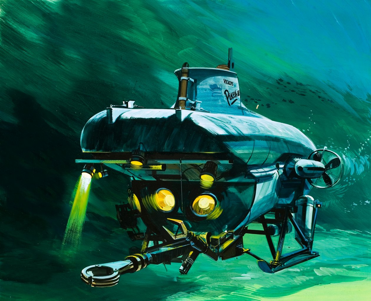 Le mini-sub Vickers - Wilf (20th century) Hardy