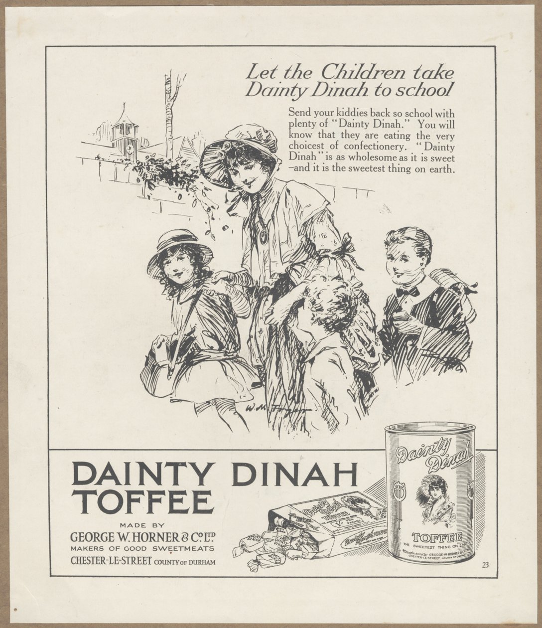 Dainty Dinah Toffee, vers 1920 - Wilfred Fryer