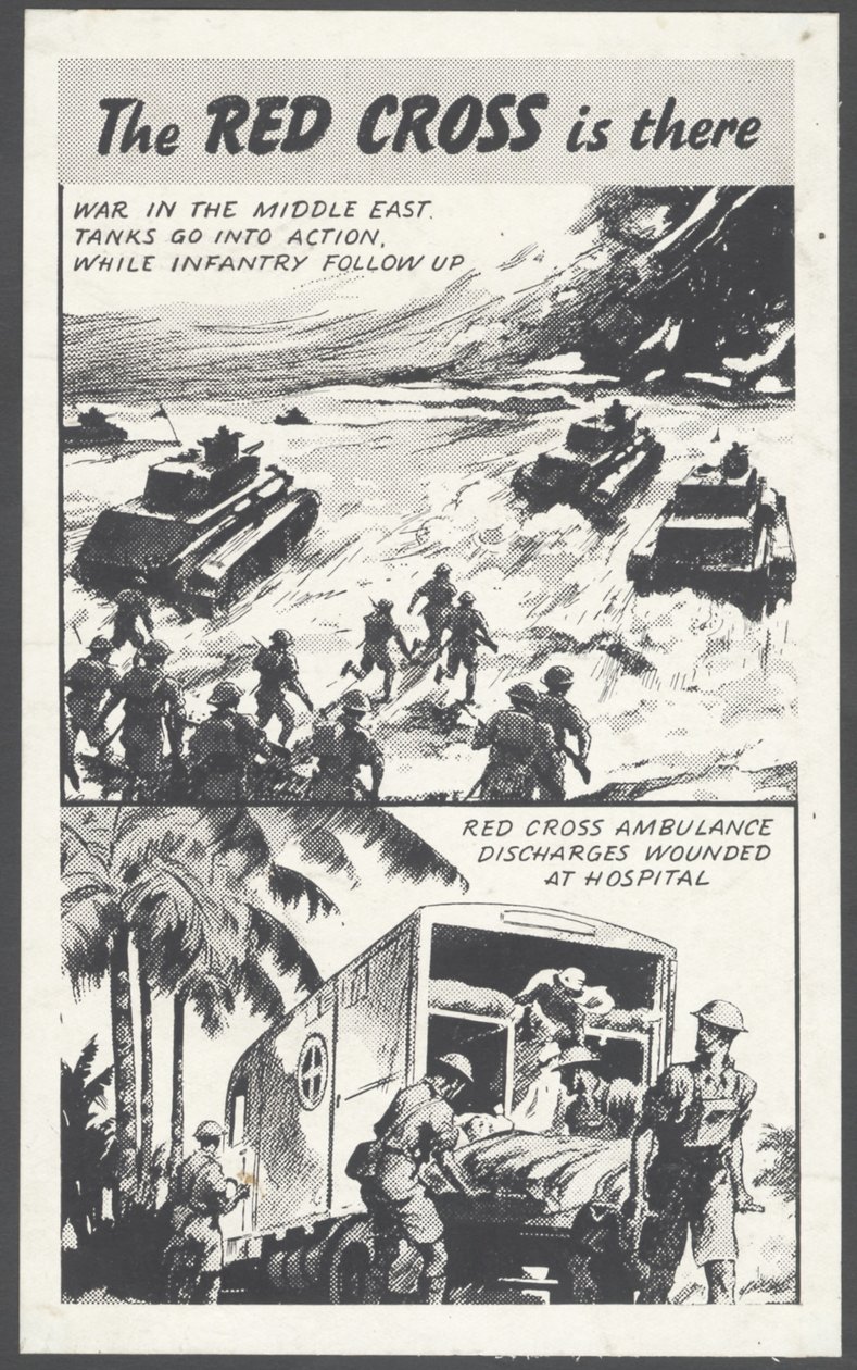 Publicité en temps de guerre de la Croix-Rouge - Wilfred Fryer
