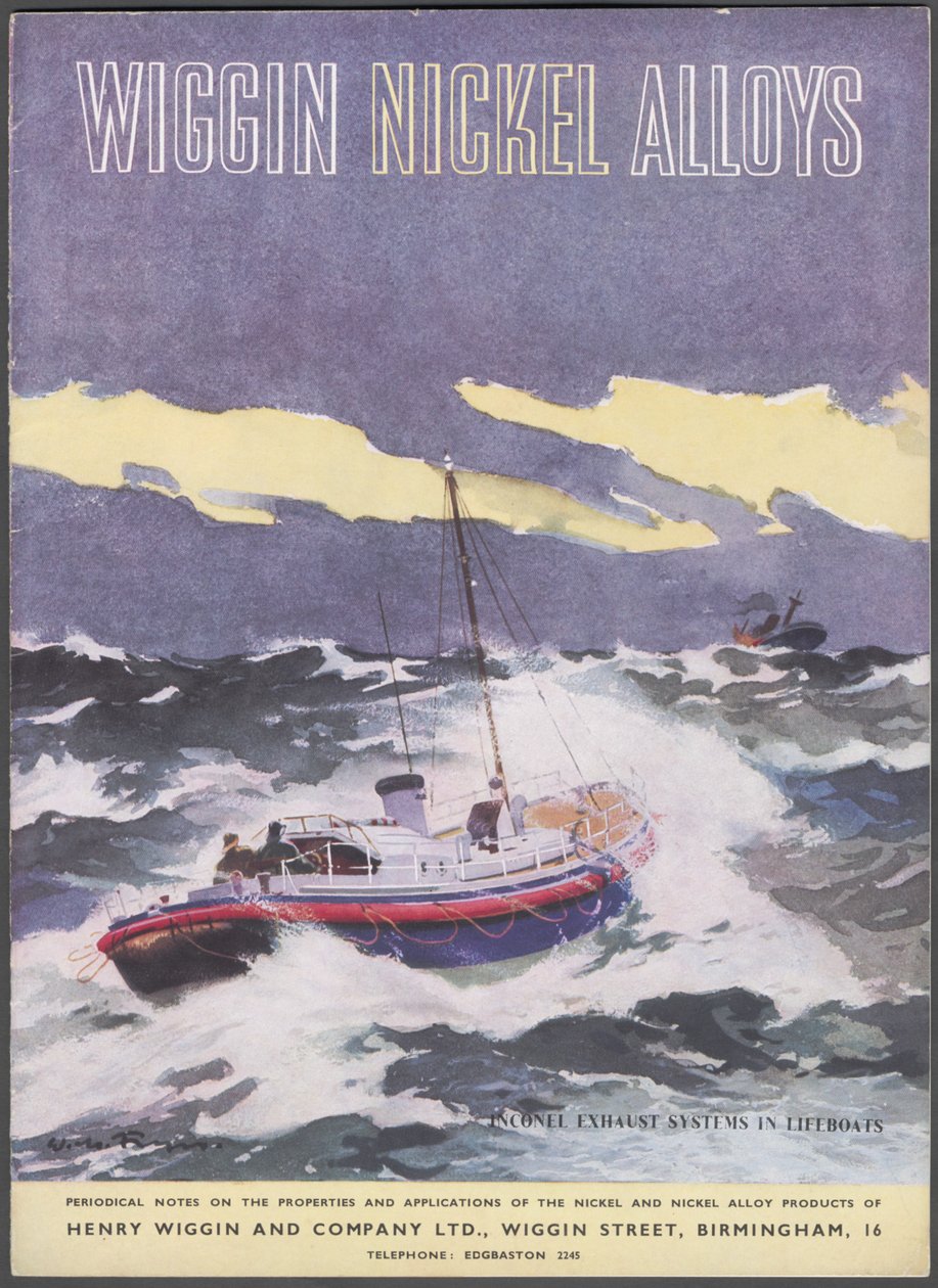 Wiggin Nickel Alloys, années 1960 - Wilfred Fryer