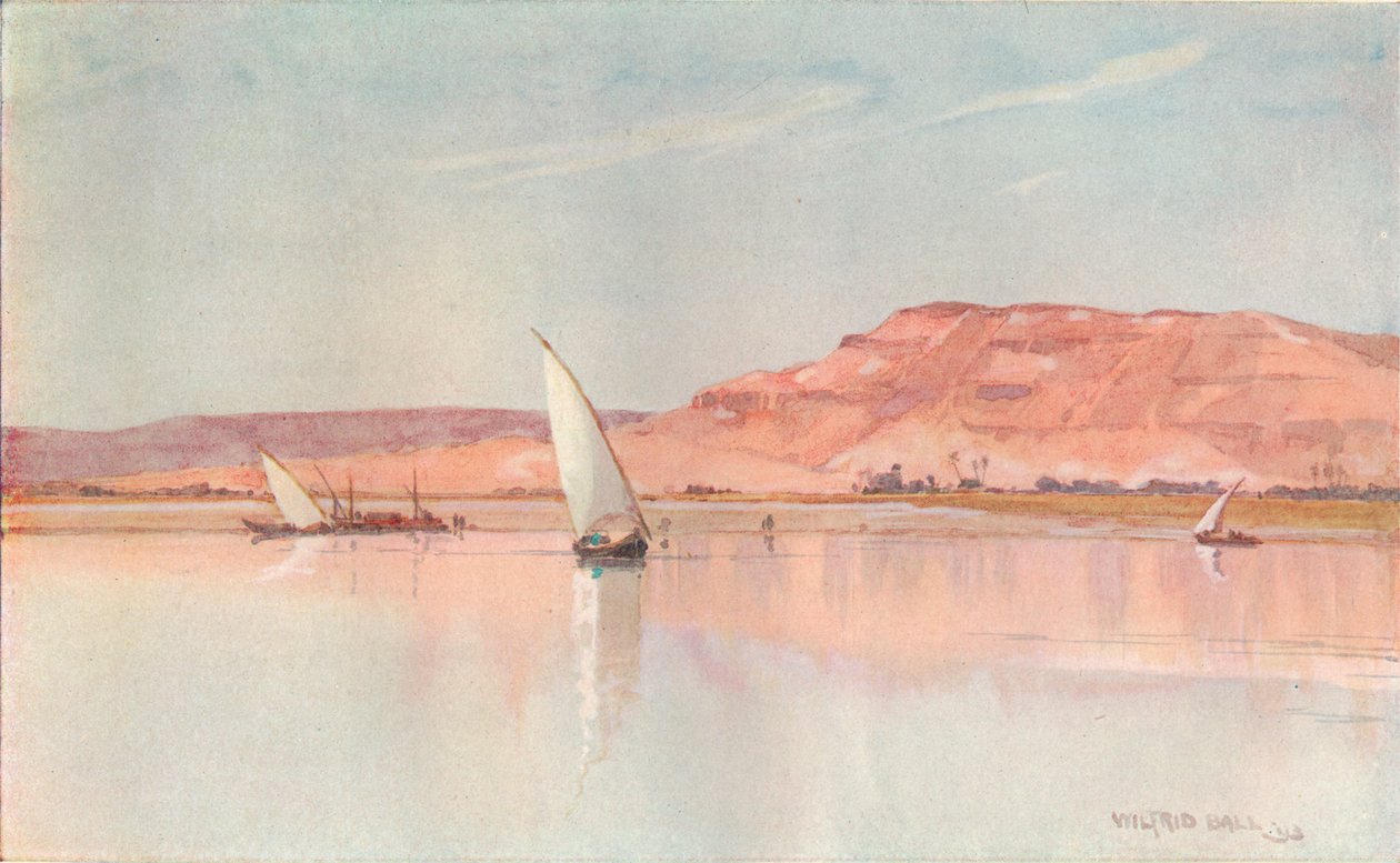 Sur le Nil, vers 1900 - Wilfrid Williams Ball