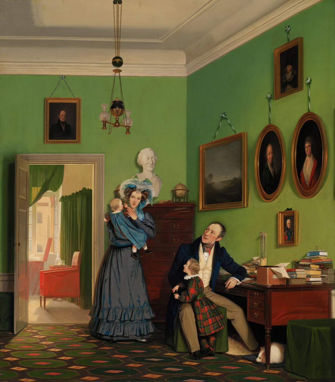 La famille Waagepetersen - Wilhelm Bendz