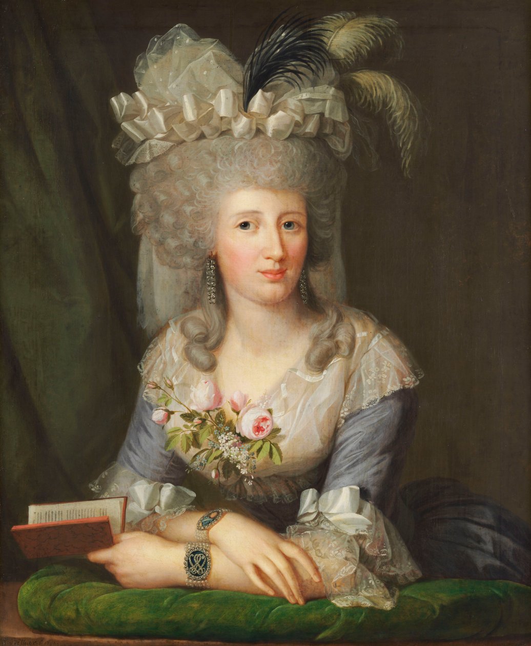 Portrait de Karoline von Schlotheim (1766-1847) - Wilhelm Böttner